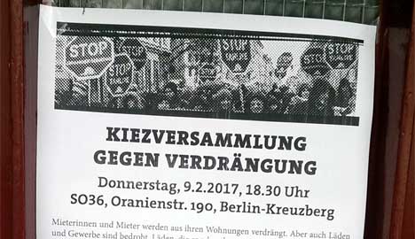 Kiezversammlung gegen Verdrängung