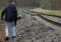 Schienen bei Hartlingen im Wendland