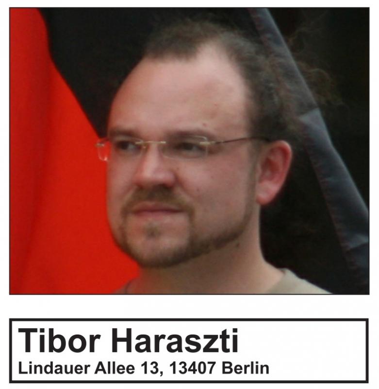 NPD-Funktionär Tibor Harasztitibor