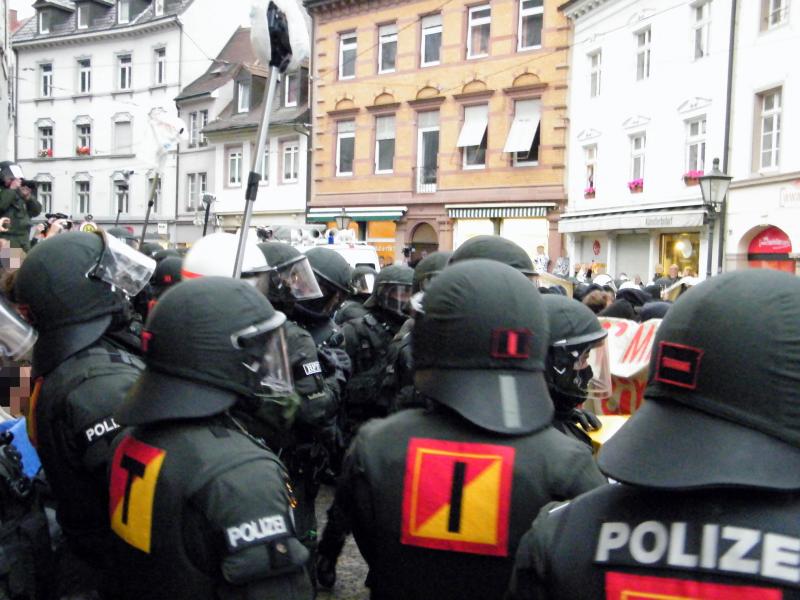 Antifaschistische Demonstration am 14. November 2009 in Freiburg