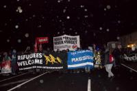 Demonstration in Schneeberg