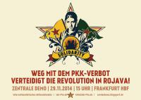 Bundesweite Demo: Weg mit dem PKK-Verbot! Verteidigt die Revolution in Rojava!