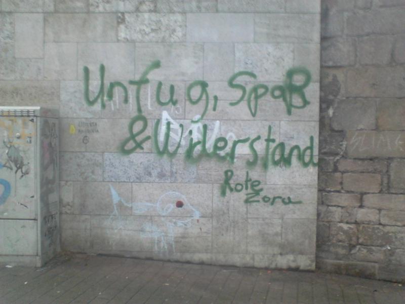 Unfug, Spass und Widerstand