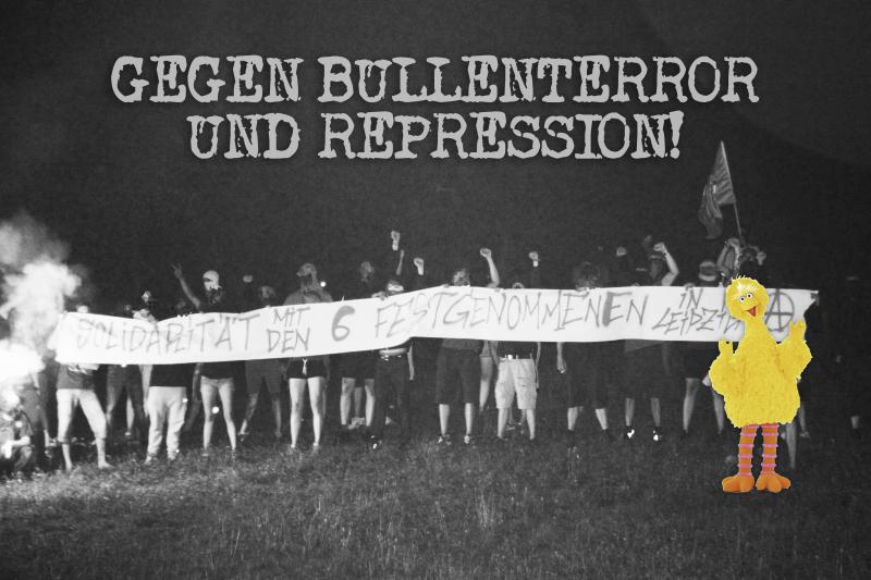 Solidarität mit den sechs Festgenommen vom 06.08.2015