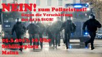 Nein zum Polizeistaat! - Gegen die Verschärfung des §113 StGB!