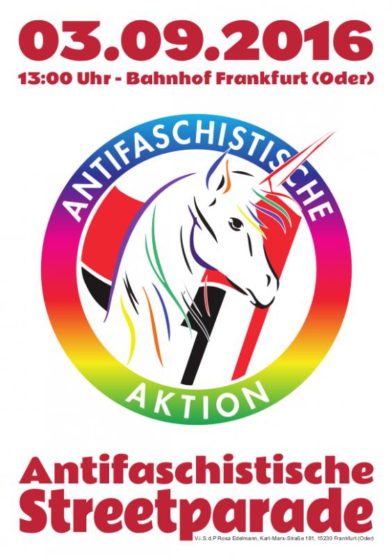 Raus auf die Straße! Antifaschistische Streetparade in Frankfurt (Oder)