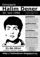 PLAKAT.Kampagne Halim Dener