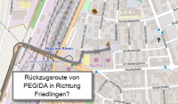 Rückzugsroute PEGIDA?