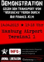 Demo gegen AirFrance