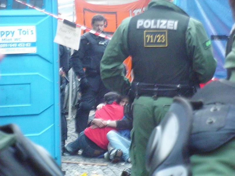 Refugeecampräumung München