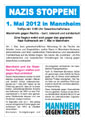 Mannheim 1. Mai 2012 - Plakat