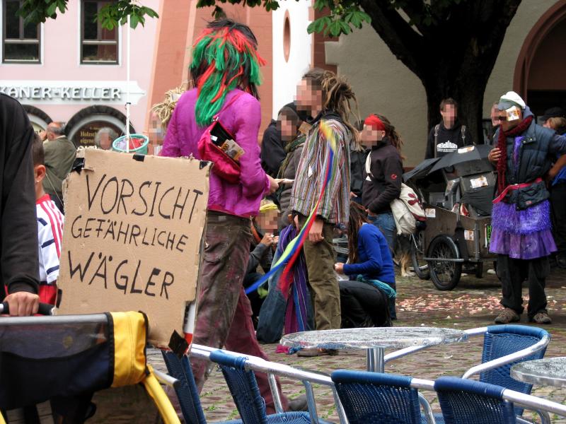 Vorsicht: Gefährliche Wägler!