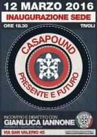 Einweihung CasaPound Sitz Tivoli - 12.03.2016