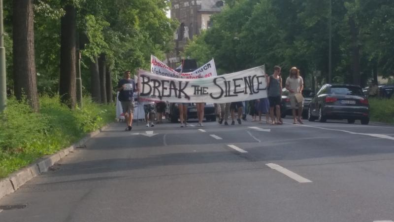 Demonstration für Bleiberecht und gegen Abschiebung