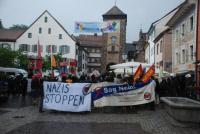 Blockade auf Rietstraße