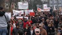 Demo auf der Castroperstrasse