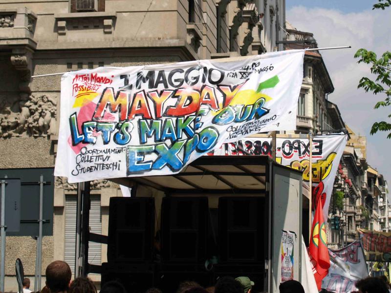 No Expo - Demo der SchülerInnen in Milano - 30.04.2015