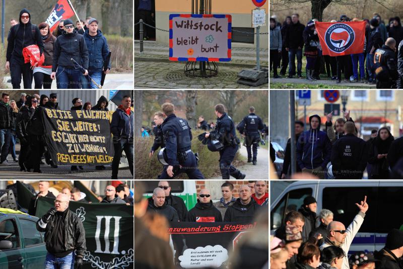 Getarnte Neonazis in Wittstock