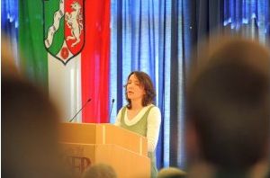 Nicole Steiner bei der Rede