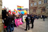 4. blockade schlossplatz-schillerplatz