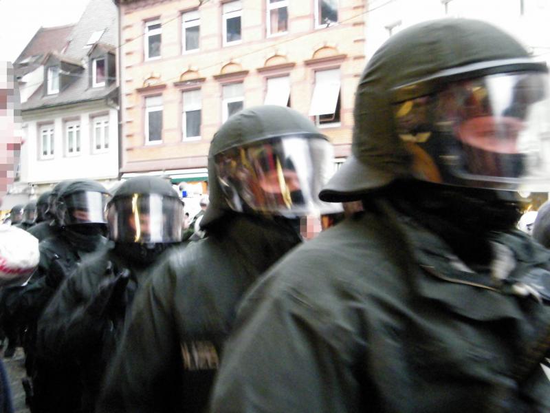 Antifaschistische Demonstration am 14. November 2009 in Freiburg