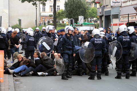 Festnahmen bei der Demo