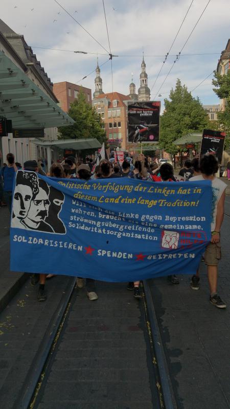 Antirepressionsdemo Würzburg 2