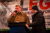  Johnke (r.), hier bei einem gemeinsamen Auftritt mit PEGIDA-Anführer Lutz Bachmann (43), war bis vor kurzem LEGIDA-Chef.