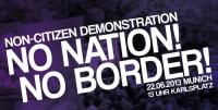 Poster Non-Citizen Demo München