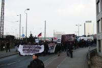 Demo-Spitze auf dem Weg in die Nordstadt