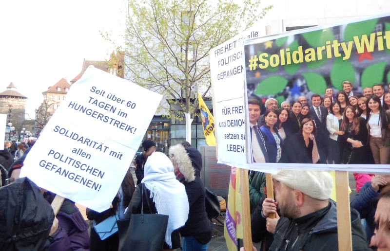 Hungerstreik Soli Nürnberg 2