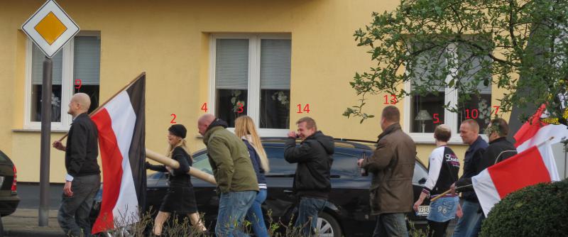 Nazi Kessel bei der NPD-Demo in Kempen 1