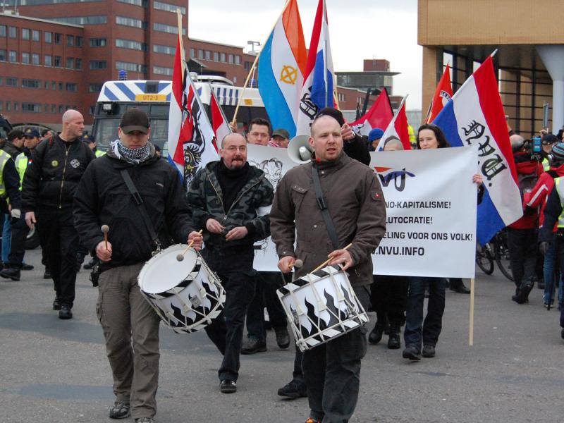 NVU Demonstration inAmmersfort am 21.2.2009