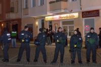 HoGeSa-Treffen n der "Stumpfen Ecke" (Naugarder Str. 15), 17.01.2015