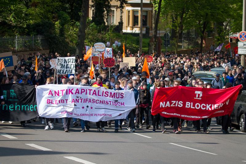 Halle blockiert