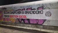 CasaPound - Solidaritätsbanner für das Bastion Social in Lyon