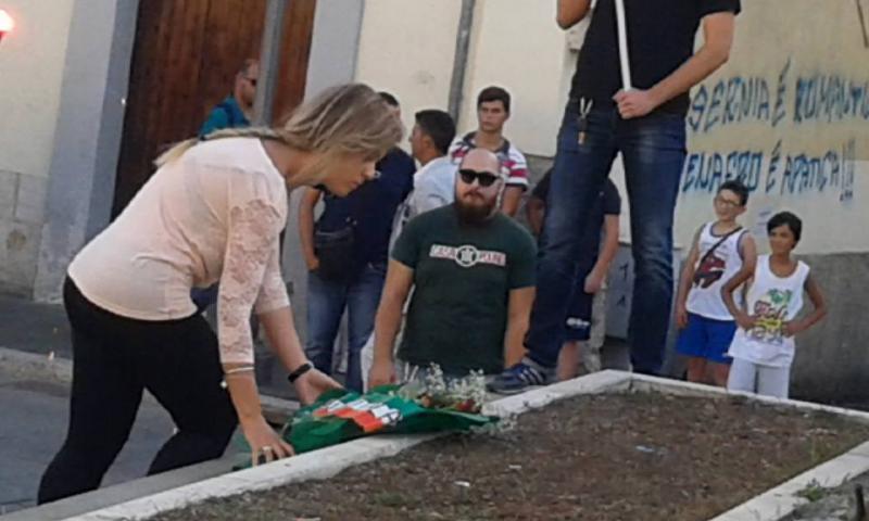 CasaPound Demonstration in Isernia am 05.09.2015