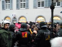 Antifaschistische Demonstration am 14. November 2009 in Freiburg