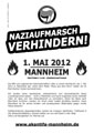 Mannheim 1. Mai 2012 - Plakat