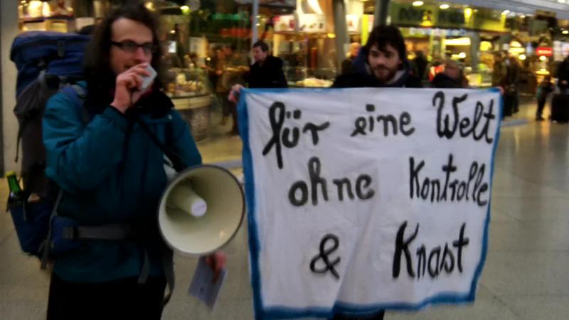 2.3.2015: Rede im Münchener Hauptbahnhof