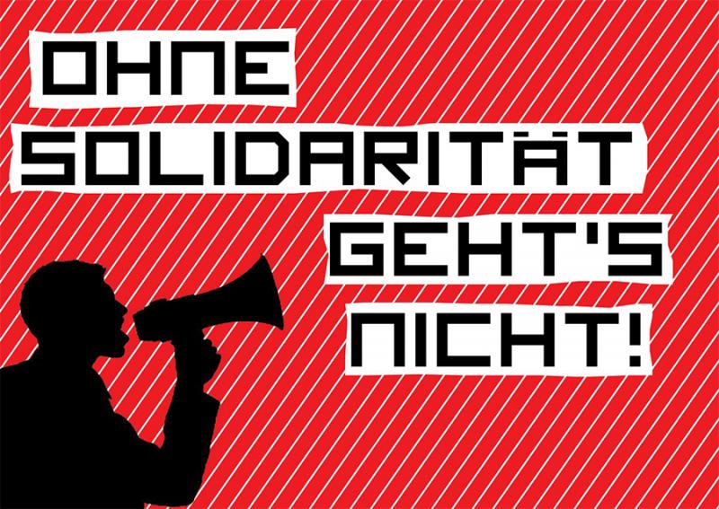 ohne solidaritaet geht's nicht!