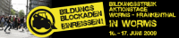 Wormser Bildungsstreik Banner