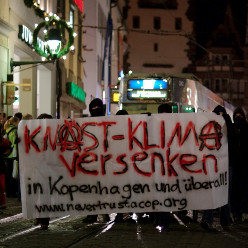 Demo am Bertoldsbrunnen