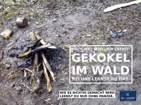 Gekokel im Wald