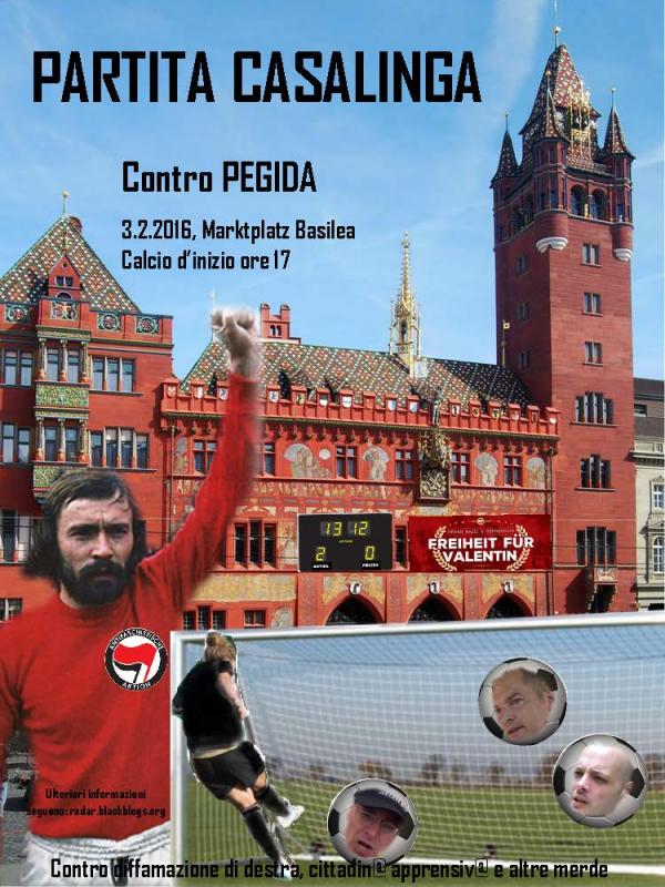 Partita contro Pegida, 3.2. Basilea