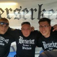 Berserker Pforzheim (v.l.n.r.: Jeffrey Zimmerer, Sascha Palosy, Mathias Bückle)