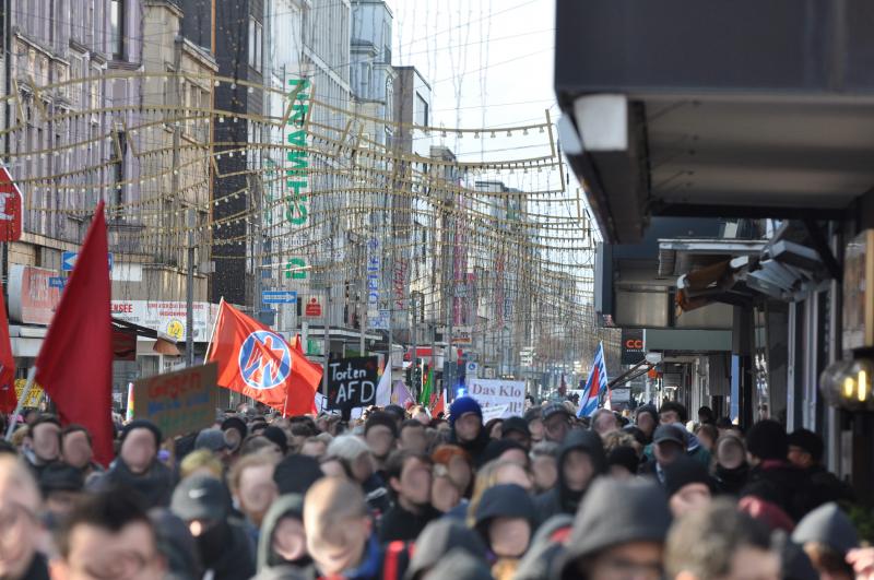 Eine der größten Demonstrationen in Oberhausen seit den 80er Jahren