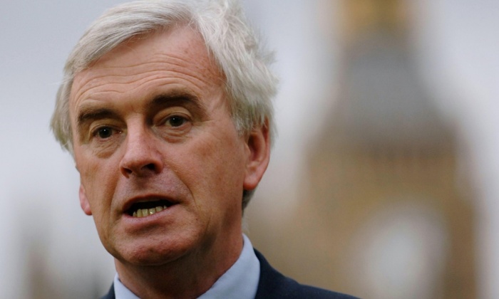 Labour Party MP John McDonnell read out a statement last night in Parliament from whistleblower Peter Francis. PRESS ASSOCIATION Photograph: Fiona Hanson/PA 