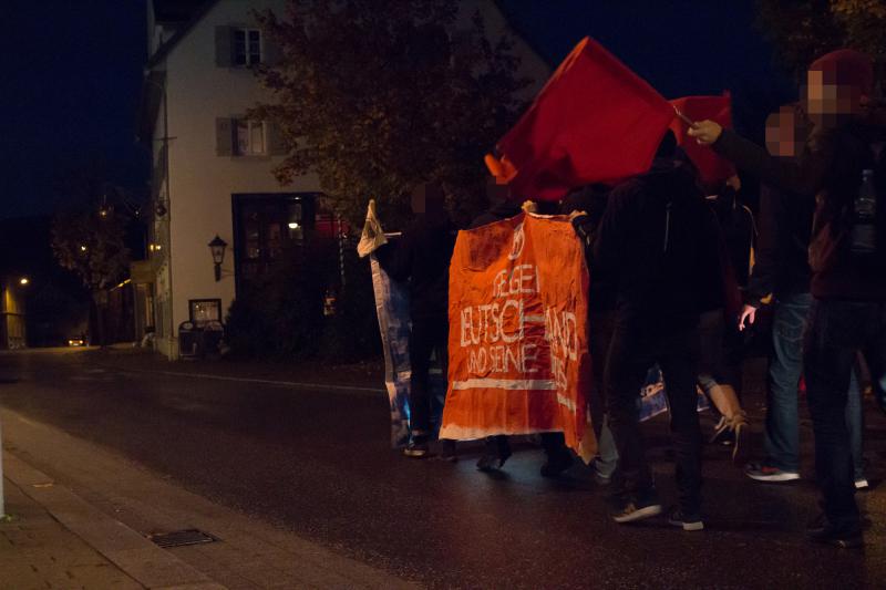 Spontandemo nach Brandanschlag in Wehr - 6