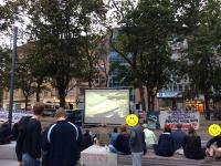 Rassistische Polizeikontrolle während des stadtpolitischen Sommerkinos auf dem Leopoldplatz! - 04